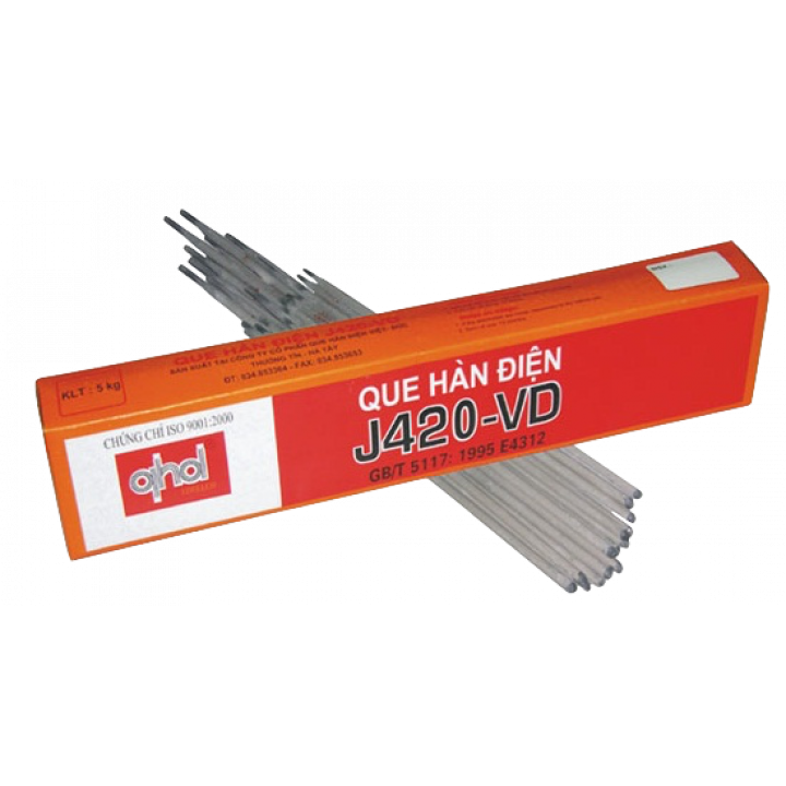 Que hàn thép Carbon